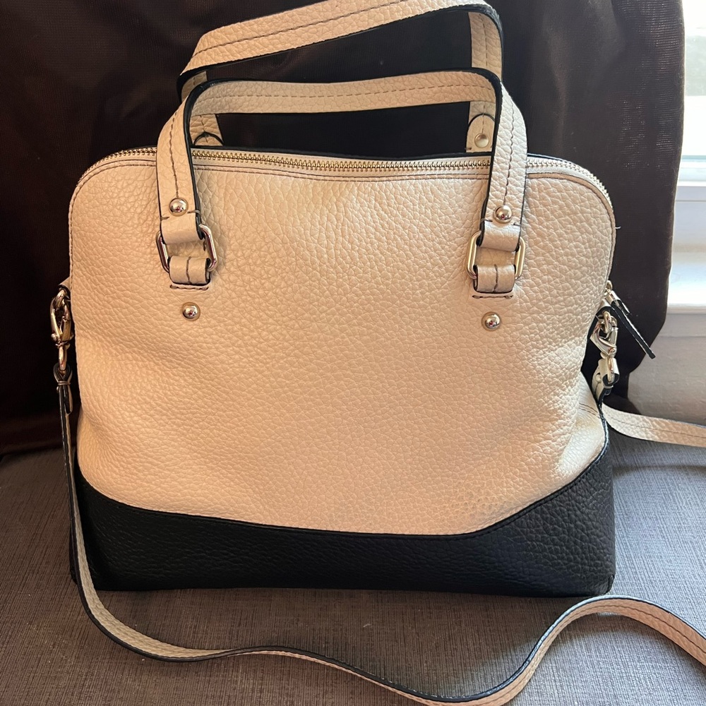 Kate spade pebbles leather handbag with handles & removable cross body strap - Picture 4 of 8